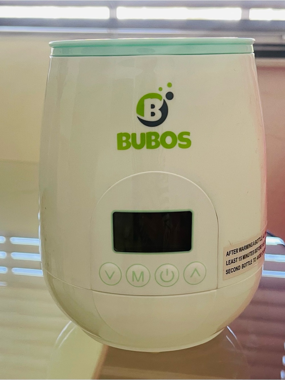 Amazon Bubos White and Mint Digital Bottle Warmer